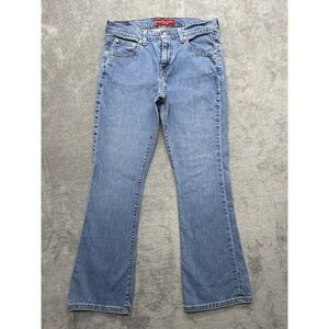 Levi's 515 Jeans Womens 8 Blue Light Wash Bootcut Low Rise Stretch Denim